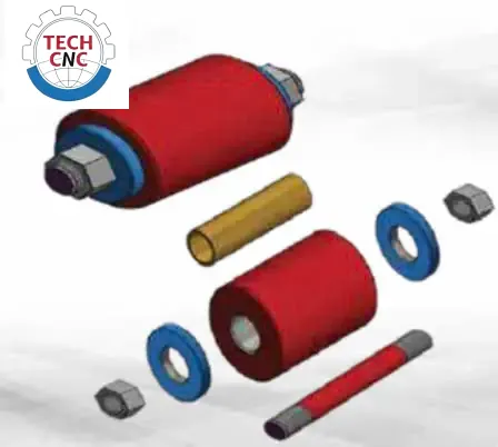Bộ chốt pin D50 và con lăn inox 304