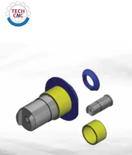Bộ chốt pin D150 và con lăn đồng nhau