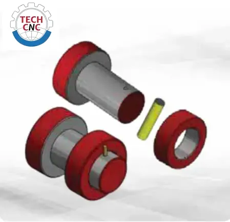 Bộ chốt pin thep D88 và vòng chặn D150